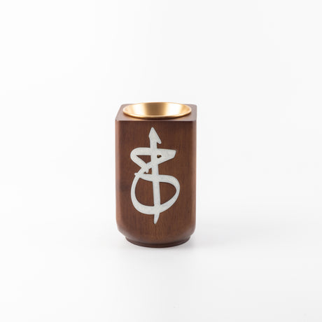 Sidrah - Incense Burner - Walnut Gold