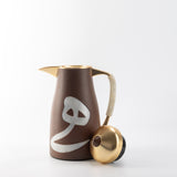 Sidrah - Vacuum Flask / Thermos (Set of 2) - Walnut Gold