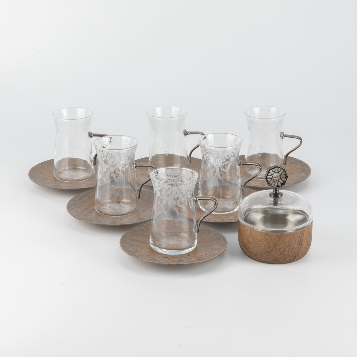Octara - Serving Tray - Beige & Silver