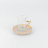 Octara - Serving Tray - Grey & Gold
