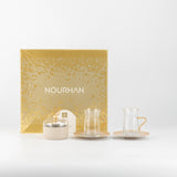 Octara - Serving Tray - Grey & Gold