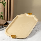 Octara - Serving Tray - Ivory & Gold