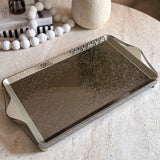 Nourhan- Serving Tray - silver