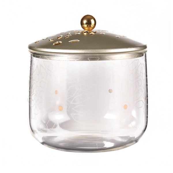 Ikram - Candy Jar 8 Inch Large- Silver & Gold