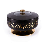 Ikram - Small Buffet Server - Black & Gold