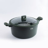 Julia Elite Pro 12.5" Nonstick Cooking Pot with Lid – Green