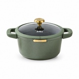 Julia Elite Top 9.5" Nonstick Cooking Pot with Lid – Olive Green