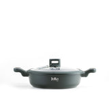 Julia Elite Pro 11" Nonstick Shallow Cooking Pot with Lid – Green