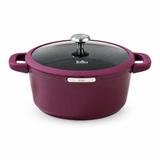 Julia Elite Berry 11" Nonstick Cooking Pot with Lid – Berry