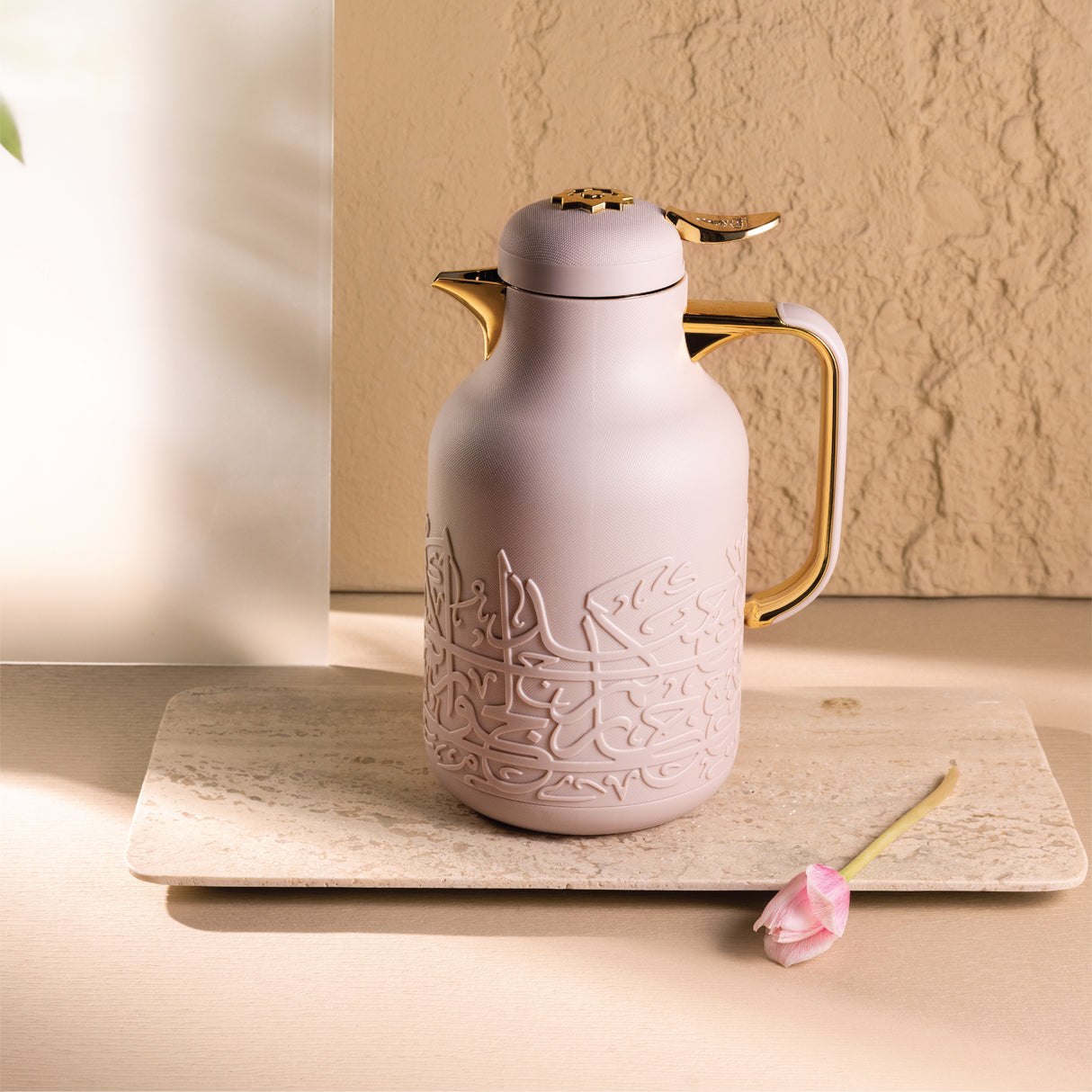 Jiwar - Vacuum Flask / Thermos - Lavender & Gold
