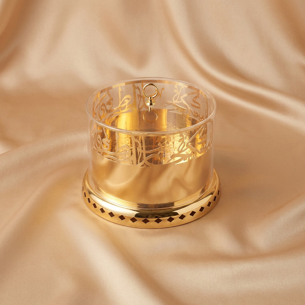 Jiwar - Small Sleek Plate Stand - Gold