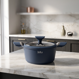 Julia Elite Pro 8" Nonstick Cooking Pot with Lid – Blue