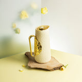 Rosette - Thermos/Vacuum Flask - Ivory & Gold