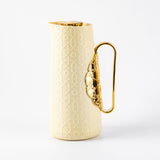 Rosette - Thermos/Vacuum Flask - Ivory & Gold