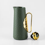 Rosette - Thermos/Vacuum Flask - Green & Gold