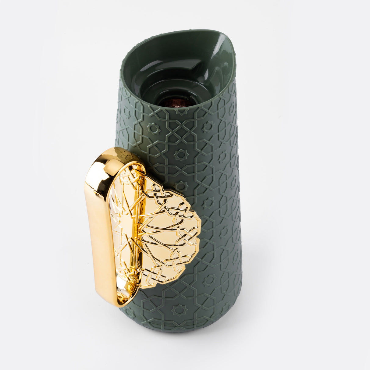 Rosette - Thermos/Vacuum Flask - Green & Gold