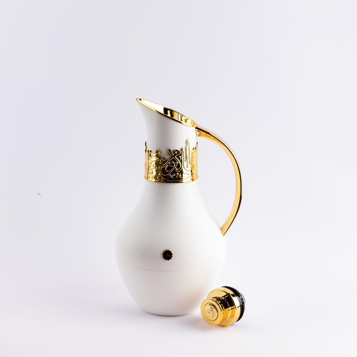 Atheer - Vacuum Flask / Thermos - White & Gold