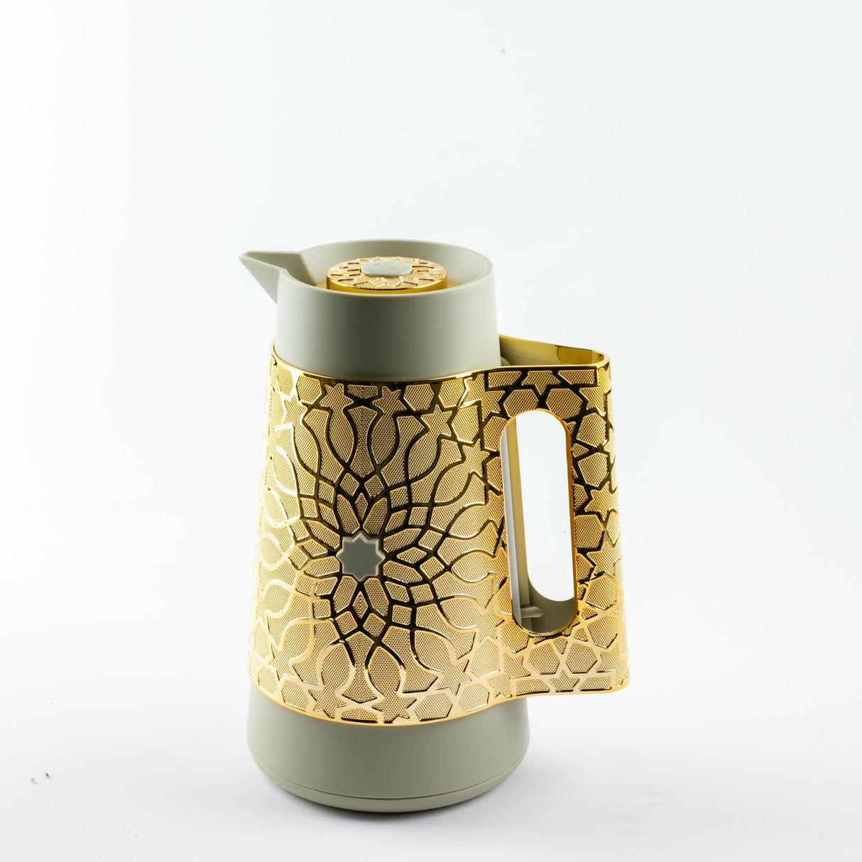 Asala - Vacuum Flask / Thermos - Olive Green & Gold