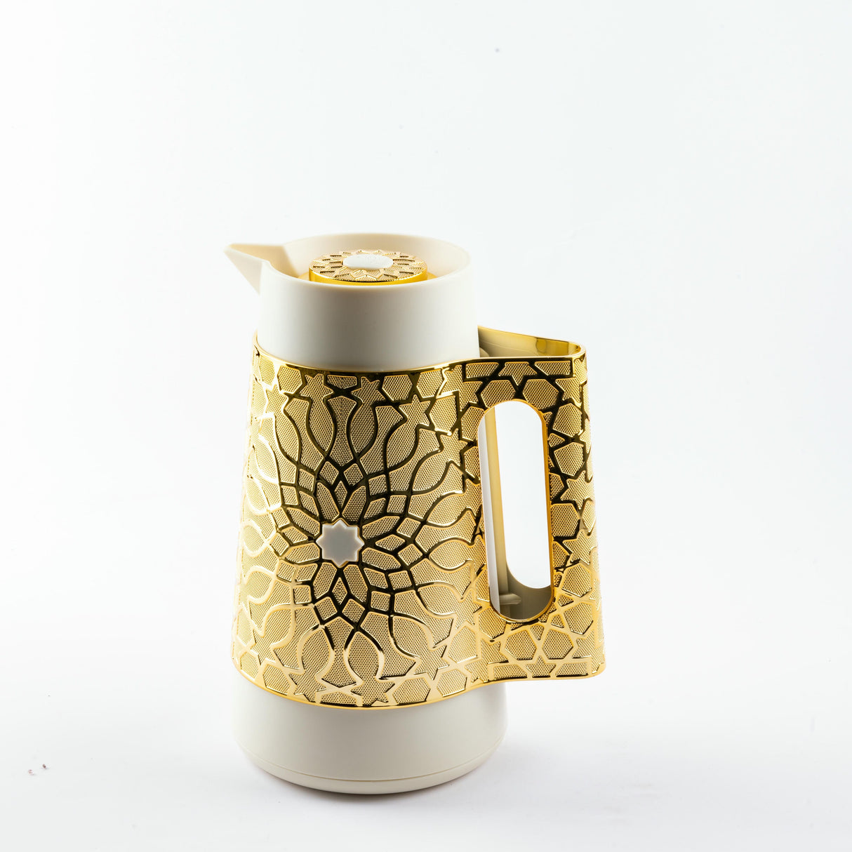 Asala - Vacuum Flask / Thermos - Beige & Gold