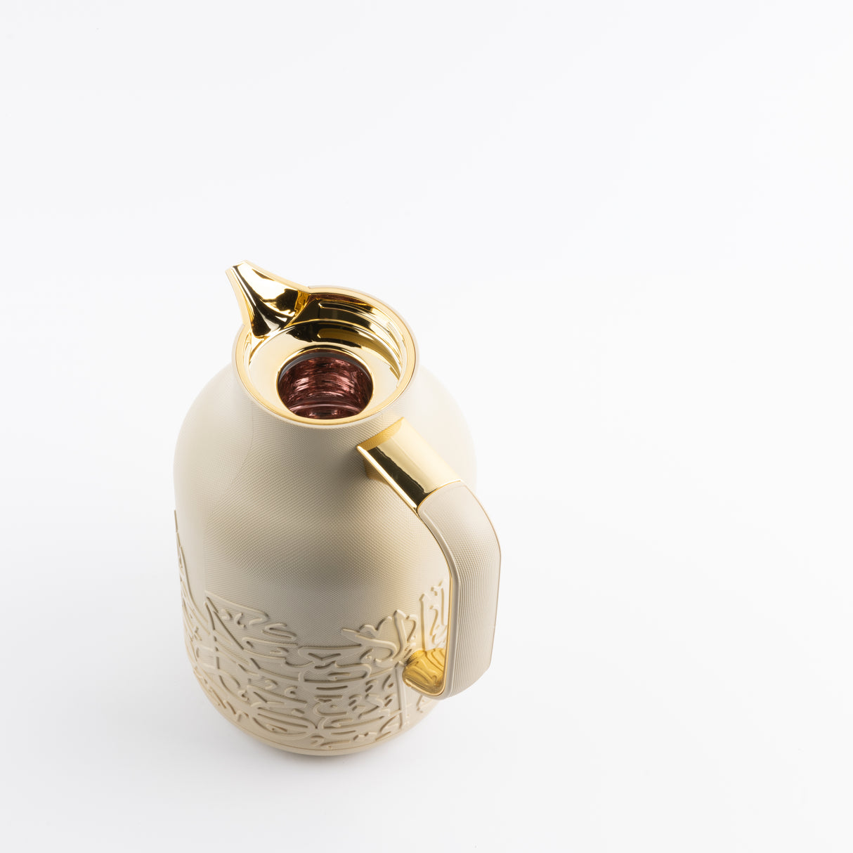 Jiwar - Vacuum Flask / Thermos - Ivory & Gold