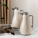 Octara - Vacuum Flask / Thermos (Set of 2) - Orange & Silver