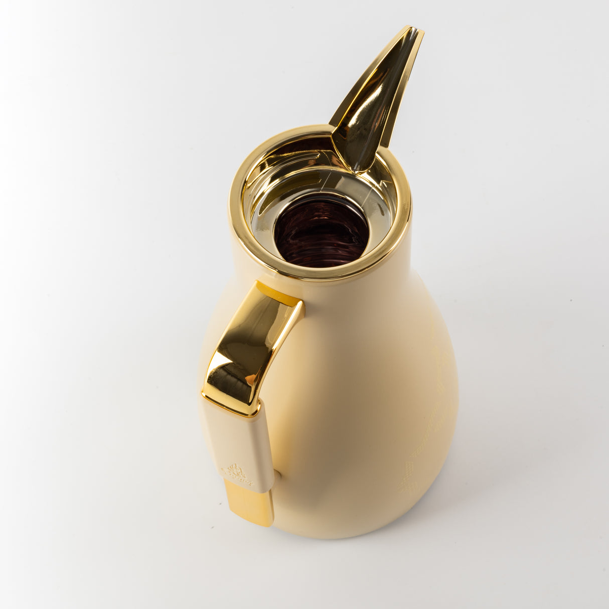 Octara - Vacuum Flask / Thermos (Set of 2)- Ivory & Gold