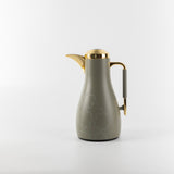 Octara - Vacuum Flask / Thermos (Set of 2)- Grey & Gold