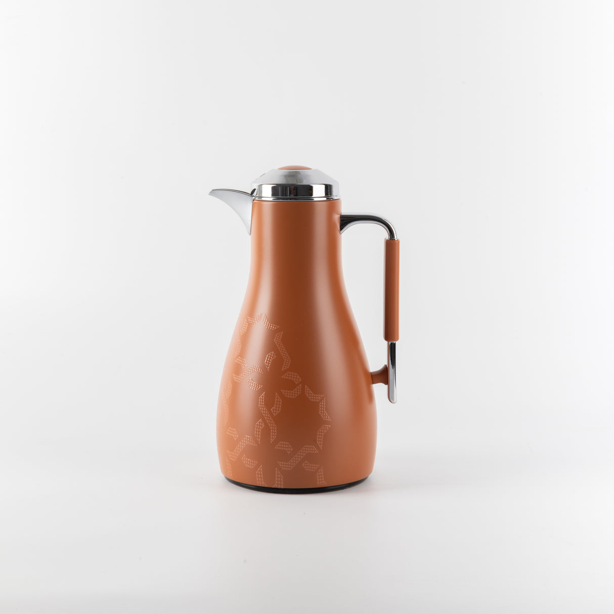 Octara - Vacuum Flask / Thermos (Set of 2)- Orange & Silver