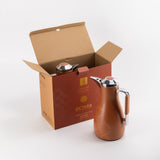 Octara - Vacuum Flask / Thermos (Set of 2)- Orange & Silver