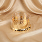 Jiwar - Large Sleek Plate Stand - Gold