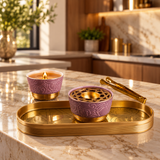 Luxury Majlis - Incense Burner Set - Glossy Purple
