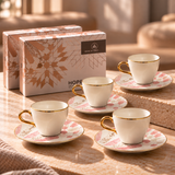 Bundle- Amal Tuurkish Coffee Duo (Set of 2)-Pink & Gold