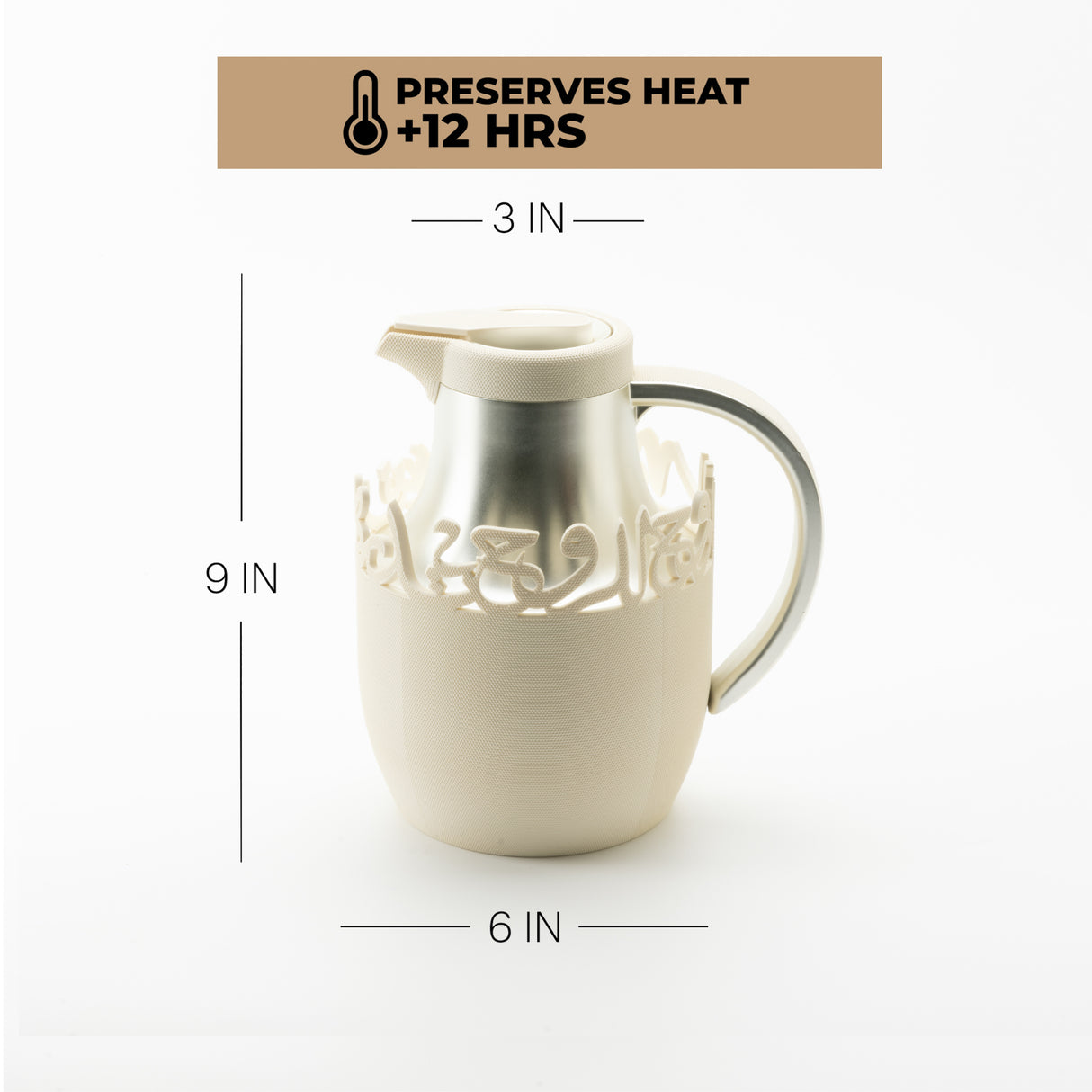 Mirral - Vacuum Flask / Thermos - White & Silver