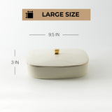 Mirral Canister Duo - White & Gold