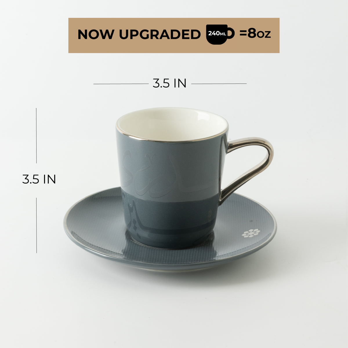 Bundle- The Refined Coffee Serving Set – Dark Blue & Silver