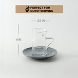 Mirral - Tea Set (13-Pc) - Dark Blue & Silver