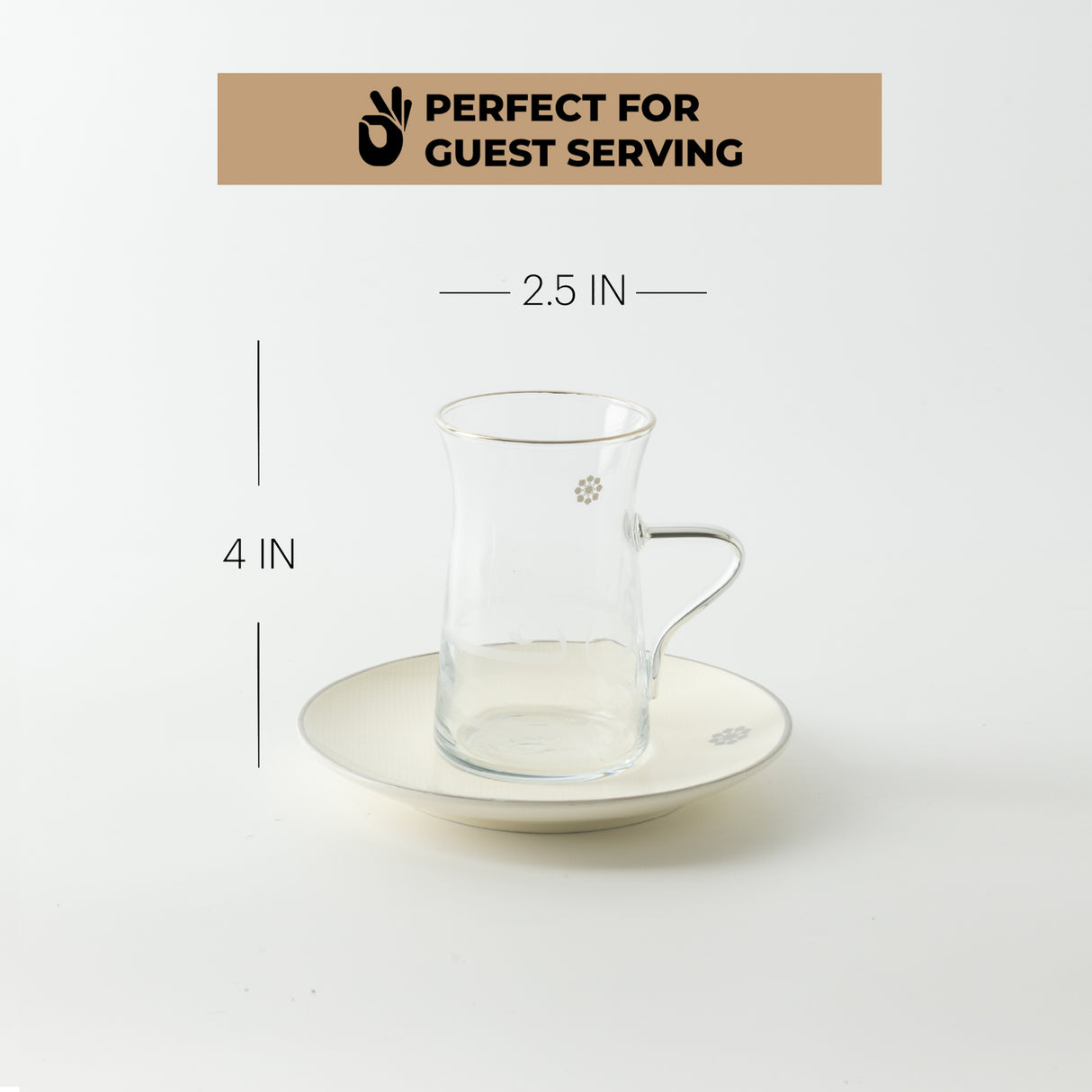 Mirral - Tea Set (13-Pc) - White & Silver