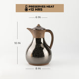 Nourhan - Vacuum Flask/Thermos - Black Walnut
