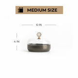 Nourhan - Medium Canister - Black Walnut