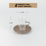 Nourhan -  Tea Set (19-Pc) - Black Walnut