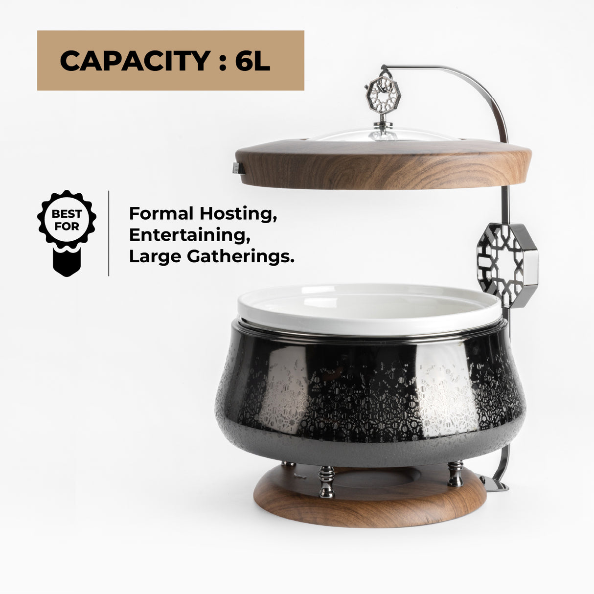 Nourhan -  6 Liters Chafer - Black Walnut