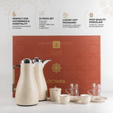 Octara - Ultimate Brew Deluxe Set (21-Pc) - Beige & Silver