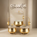 Nourhan Catering Set - Gold & Beige