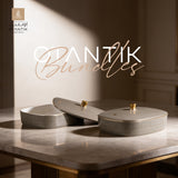 Mirral Canister Duo - Grey & Gold