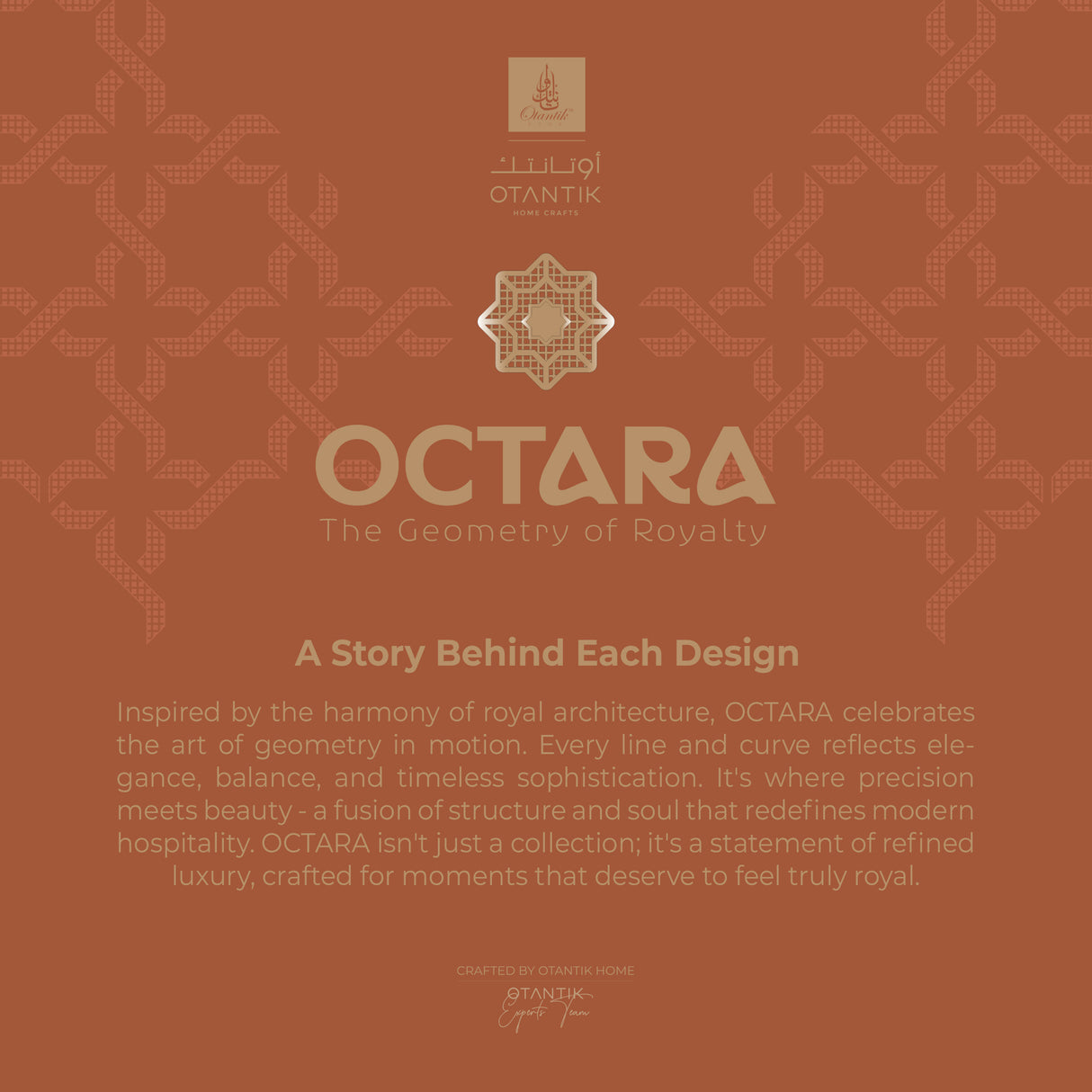 Octara - Cappuccino Set (12-Pc) - Orange & Silver
