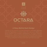 Octara - Tea Set (19-Pc) - Orange & Silver