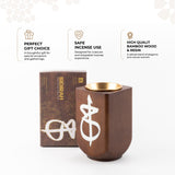 Sidrah - Incense Burner - Walnut Gold