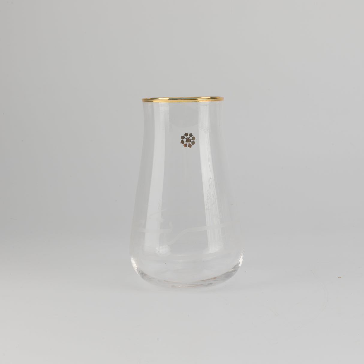 Mirral- Jug with 6 Tall glass cups - Gold