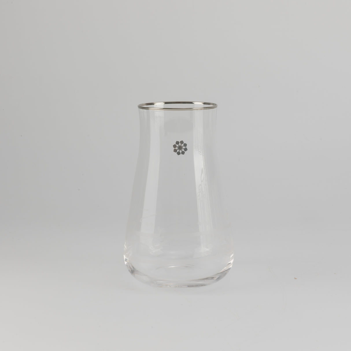 Mirral- Jug with 6 Tall glass cups - Silver
