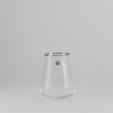 Mirral- Jug with 6 Short glass cups - Silver